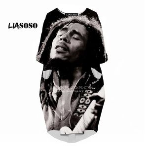 3D print fashion Bob Marley funny shirt
